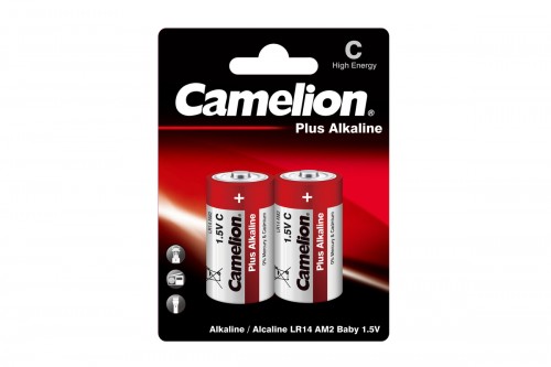 э/п Camelion LR14 Plus Alkaline BL-2 (LR14-BP2,батарейка,1.5В) (2/12/192шт)
